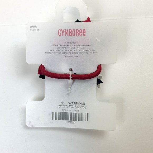 NWT Gymboree Girl Stripe Butterfly Knit Dress & Matching Pony Holder Size 9 - Picture 7 of 7